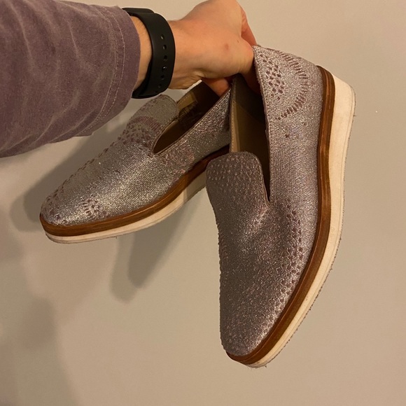 Free People Snake Eyes Metallic Slip On Loafer - Picture 4 of 12